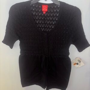 Oscar Black Knit Women's Top